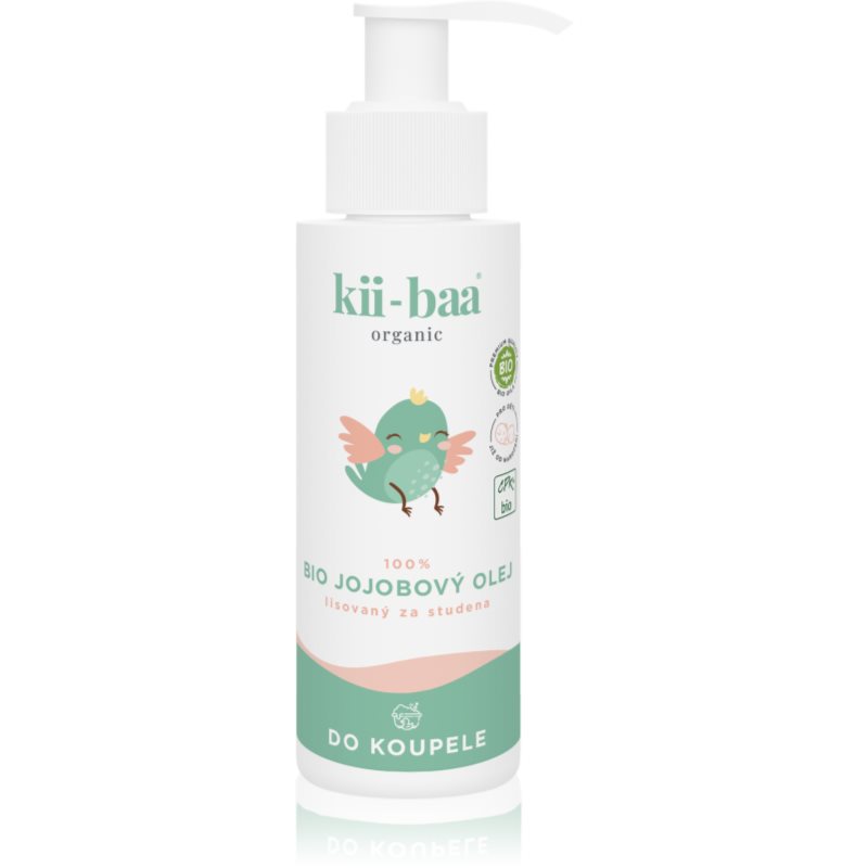 kii-baa® organic 100% Bio Oil Jojoba fürdő olaj hidegen sajtolt gyermekeknek születéstől kezdődően 100 ml-Ár