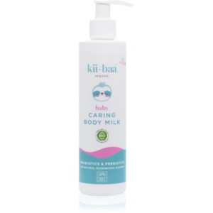 kii-baa® organic Baby Caring Body Milk testápoló tej pro- és prebiotikumokkal gyermekeknek születéstől kezdődően 250 ml-Ár