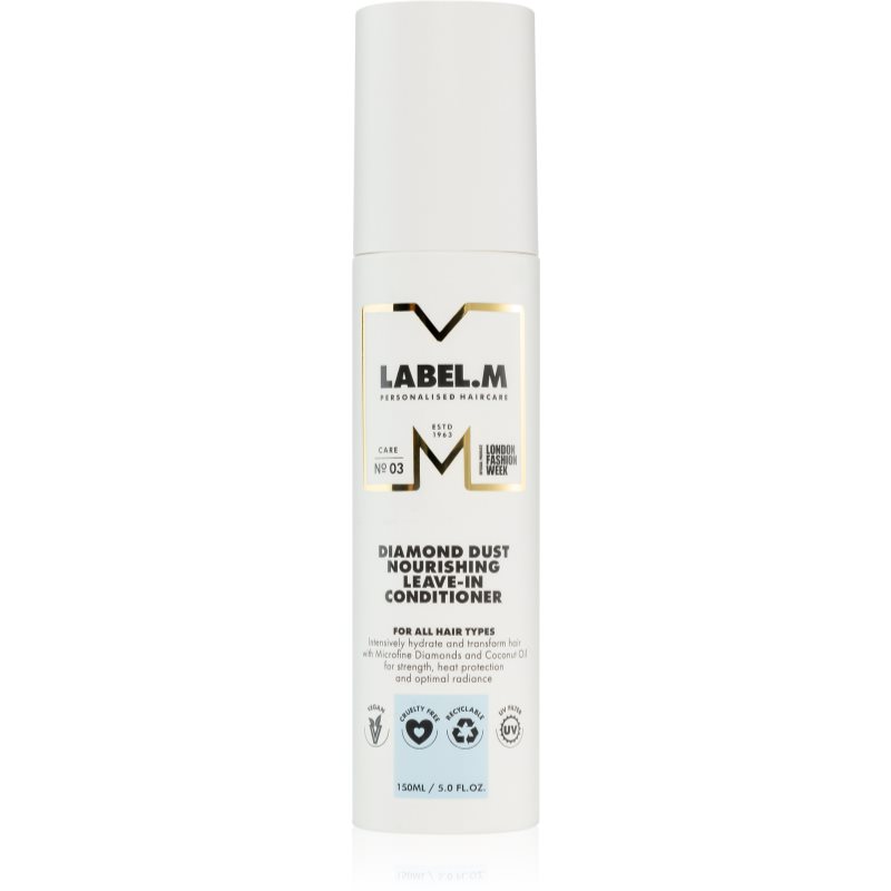 label.m Diamond Dust öblítés nélküli kondicionáló száraz és sérült hajra 150 ml-Ár