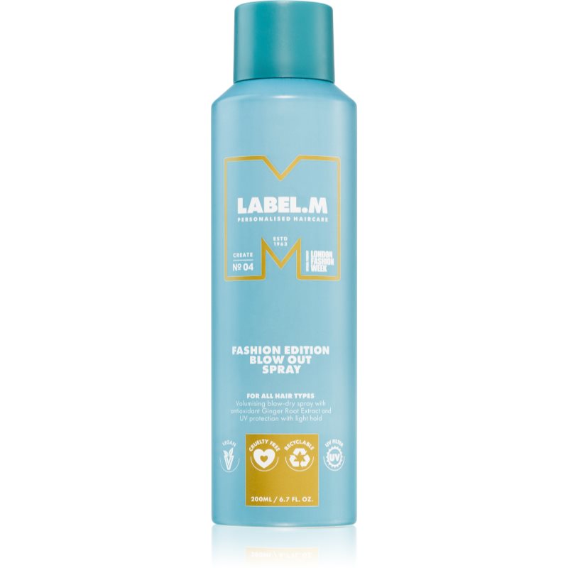 label.m Fashion Edition hajszárító spray a haj természetes dússágáért és rugalmasságáért 200 ml-Ár