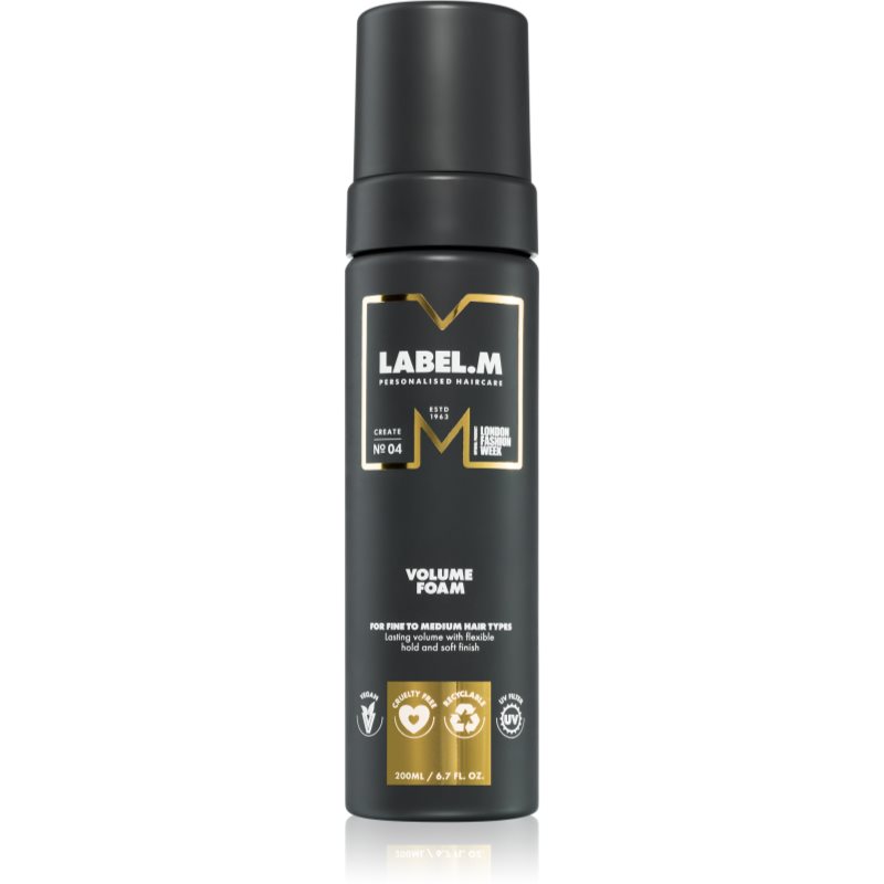 label.m Fashion Edition luxus térfogatnövelő hab minden hajtípusra 200 ml-Ár