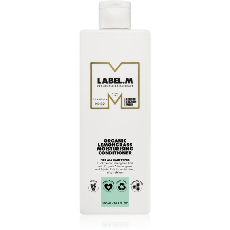 label.m Organic Lemongrass hidratáló kondicionáló minden hajtípusra 300 ml-Ár