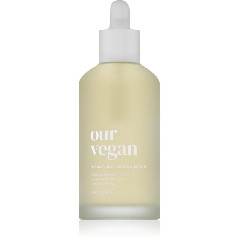 ma:nyo Our Vegan Heartleaf Cica nyugtató szérum hidratáló hatással 100 ml-Ár