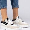 marka niezdefiniowana Black and white women's sneakers Lavria