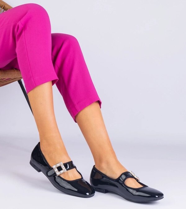 marka niezdefiniowana Black ballerinas Chuwi