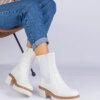 marka niezdefiniowana Black cowboy boots on the block heel Abigail