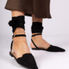 marka niezdefiniowana Black flat pumps Mella