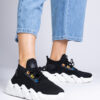 marka niezdefiniowana Black sporty sneakers with a massive sole Sally