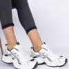 marka niezdefiniowana Black women's sneakers on a massive sole Enos