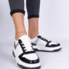 marka niezdefiniowana Black women's sneakers with a thick sole Dolla