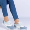 marka niezdefiniowana Blue classic oxford shoes Toddi