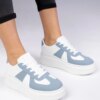 marka niezdefiniowana Blue platform sneakers Mishel