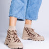 marka niezdefiniowana Brown platform sneaker boots Sarida