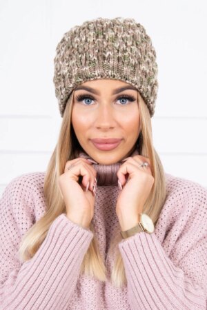 marka niezdefiniowana Cap K156 khaki + ecru