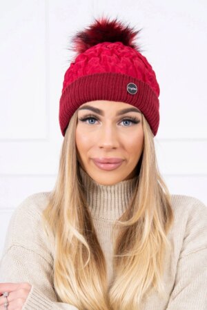 marka niezdefiniowana Cap K160 burgundy