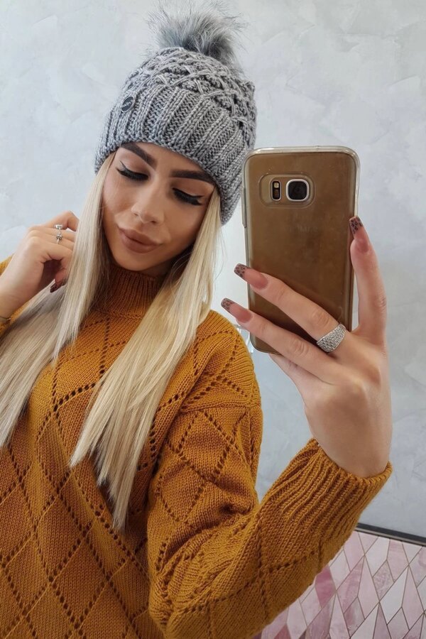 marka niezdefiniowana Cap K165 dark gray