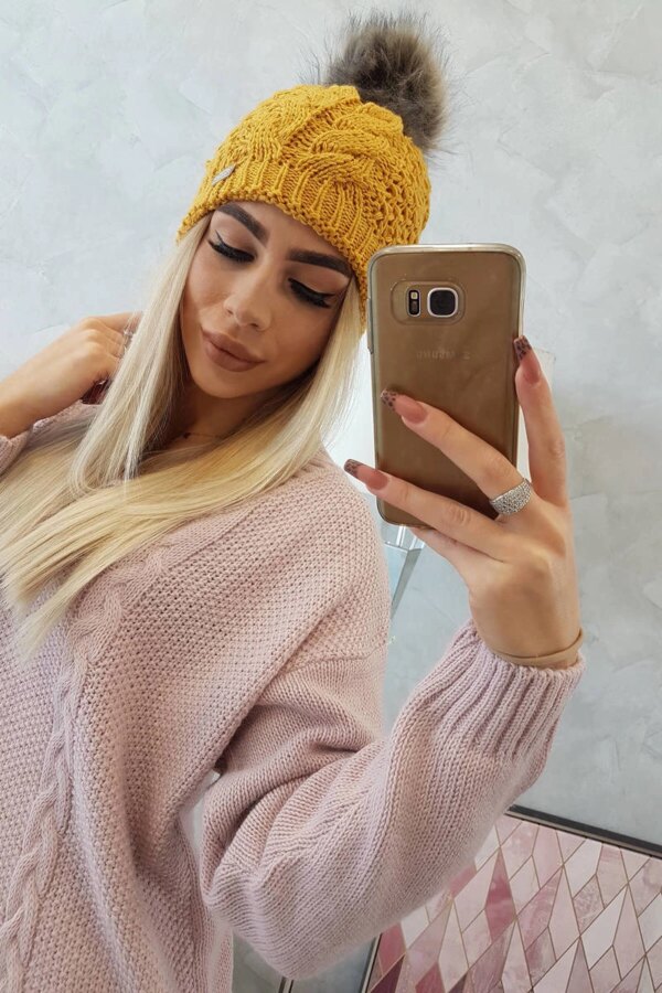 marka niezdefiniowana Cap K166 mustard