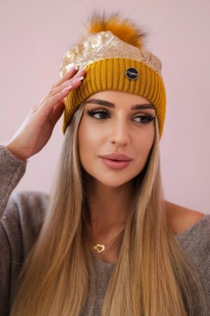 marka niezdefiniowana Cap K198 mustard