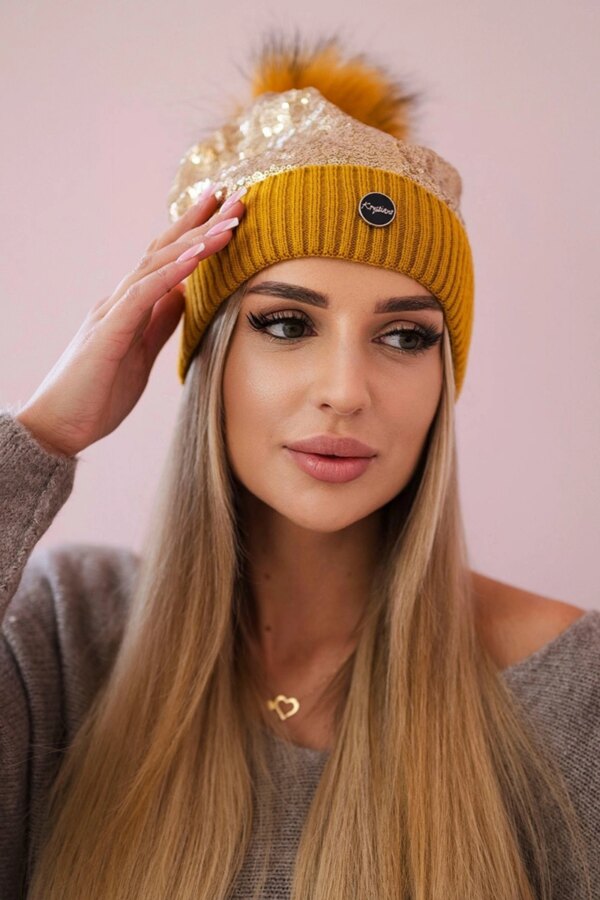marka niezdefiniowana Cap K198 mustard