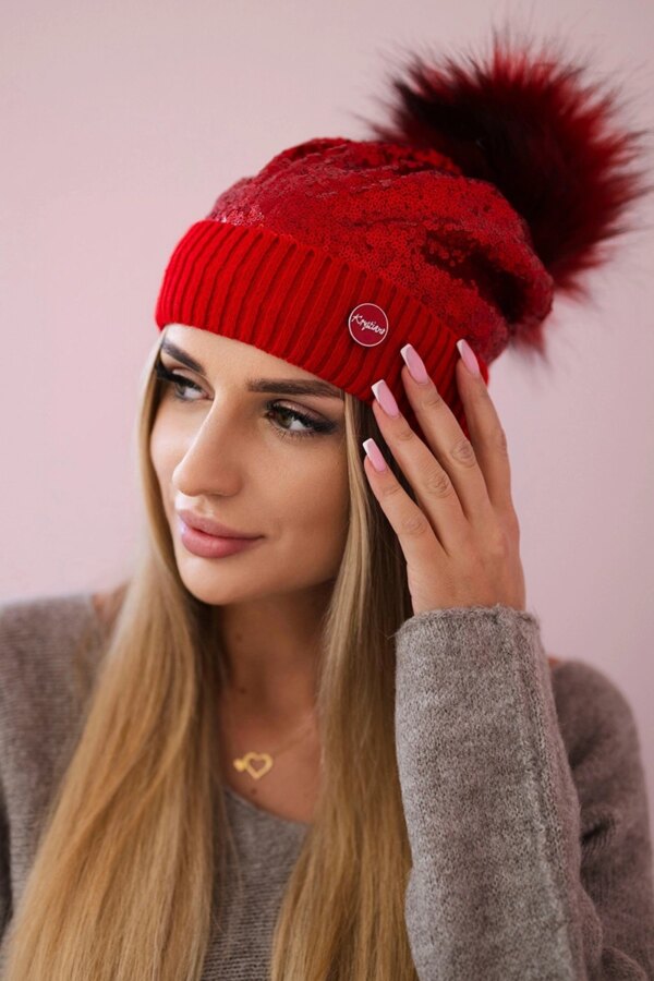 marka niezdefiniowana Cap K198 red