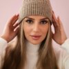 marka niezdefiniowana Cap thin Malwina K250 dark beige