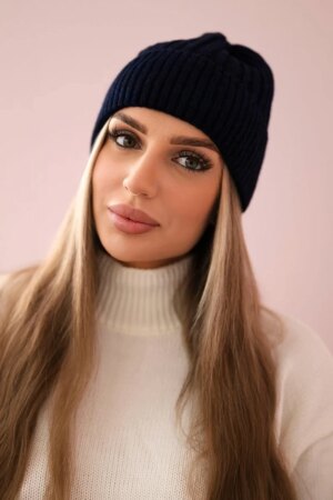 marka niezdefiniowana Cap thin Malwina K250 navy blue