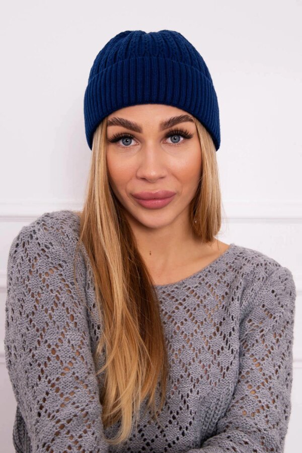 marka niezdefiniowana Cap thin Weronika K249 mauve blue