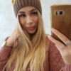 marka niezdefiniowana Cap with fleece Bibiana K264 mocca + mustard