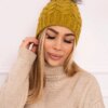marka niezdefiniowana Cap with fleece Daria K217 kiwi