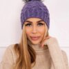 marka niezdefiniowana Cap with fleece Daria K217 purple