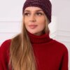 marka niezdefiniowana Cap with fleece Edyta K298 dark purple