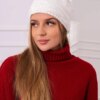 marka niezdefiniowana Cap with fleece Edyta K298 ecru