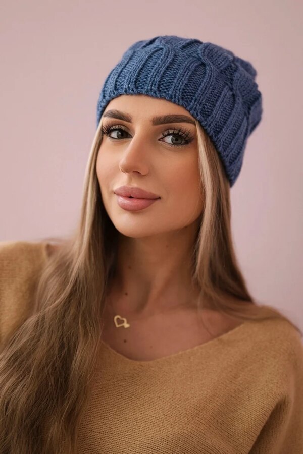marka niezdefiniowana Cap with fleece Iwona K221 jeans