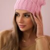 marka niezdefiniowana Cap with fleece Iwona K221 pink
