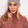 marka niezdefiniowana Cap with fleece Karolina K243 gray