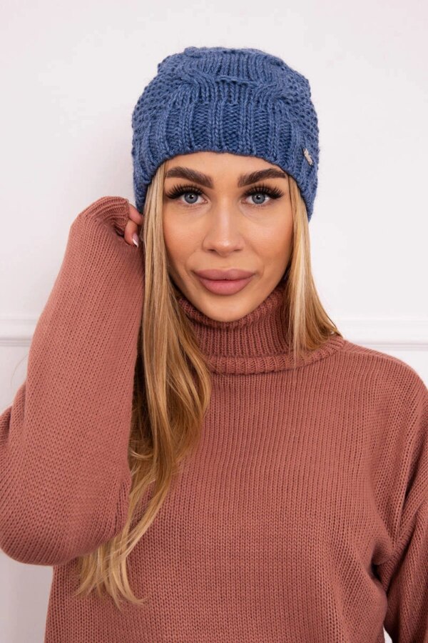 marka niezdefiniowana Cap with fleece Karolina K243 jeans