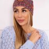 marka niezdefiniowana Cap with fleece Klaudia K255 orange+red