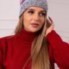 marka niezdefiniowana Cap with fleece Klaudia K255 pink+dark grey