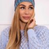 marka niezdefiniowana Cap with fleece Krystyna K207 fuchsia + blue