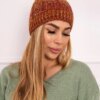 marka niezdefiniowana Cap with fleece Melisa K241 foxy+olive+dark pink