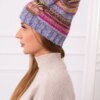 marka niezdefiniowana Cap with fleece Monika K256 fuchsia+purple