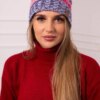 marka niezdefiniowana Cap with fleece Monika K256 pink+dark purple