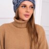 marka niezdefiniowana Cap with fleece Pola K267 black+jeans