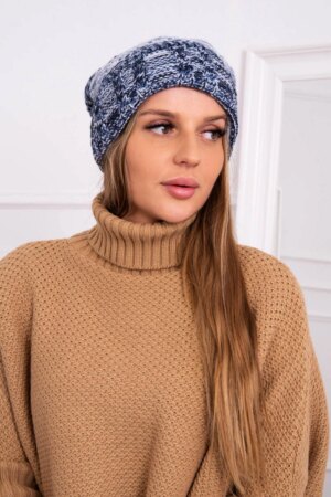 marka niezdefiniowana Cap with fleece Pola K267 black+jeans