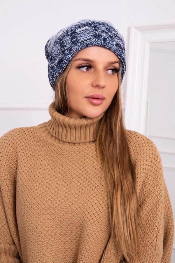 marka niezdefiniowana Cap with fleece Pola K267 black+jeans