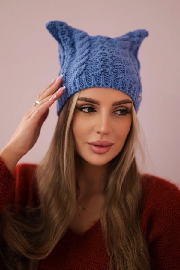 marka niezdefiniowana Cap with fleece Rabbid K237 light jeans