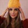 marka niezdefiniowana Cap with fleece Rabbid K237 mustard