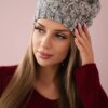 marka niezdefiniowana Cap with fleece Roksana K209 ecru