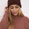 marka niezdefiniowana Cap with fleece Roma Bis K235 brown
