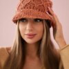 marka niezdefiniowana Cap with fleece Roma Bis K235 dark pink